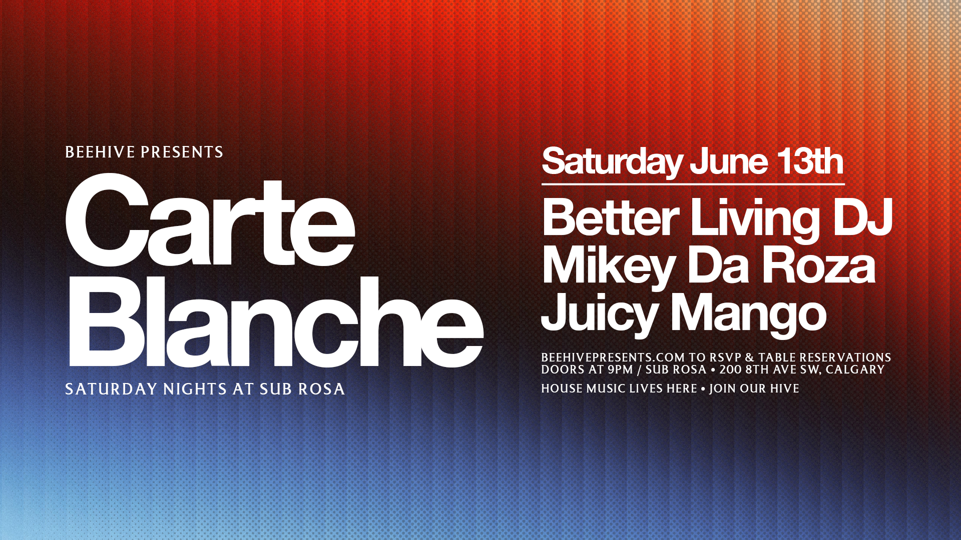 Better Living DJs bring underground house energy to Carte Blanche